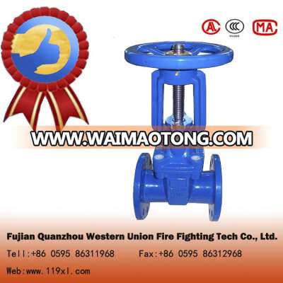 BS5163 Cast Iron/Ductile Iron Resilient Seated Gate Valve